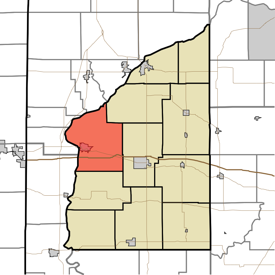 Locator map of Troy
