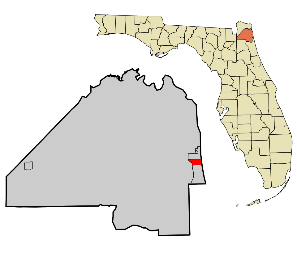 Map of Neptune Beach