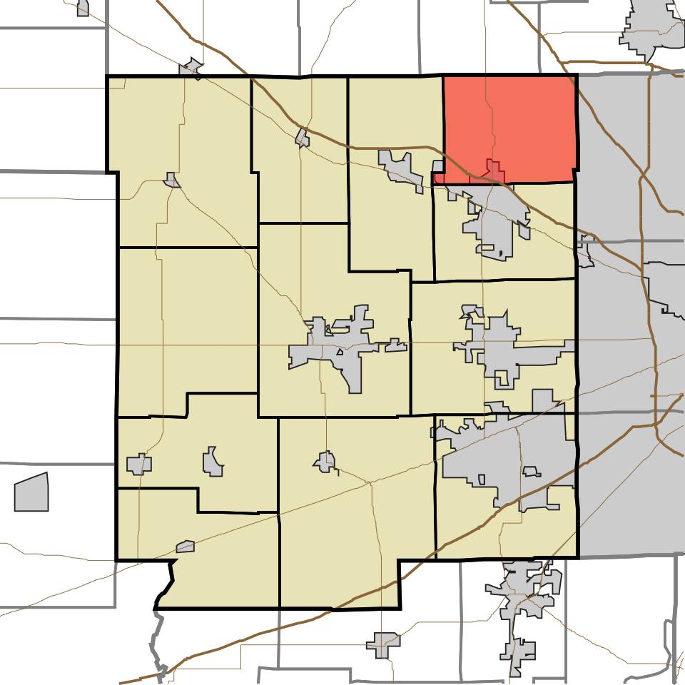 Locator map of Brown