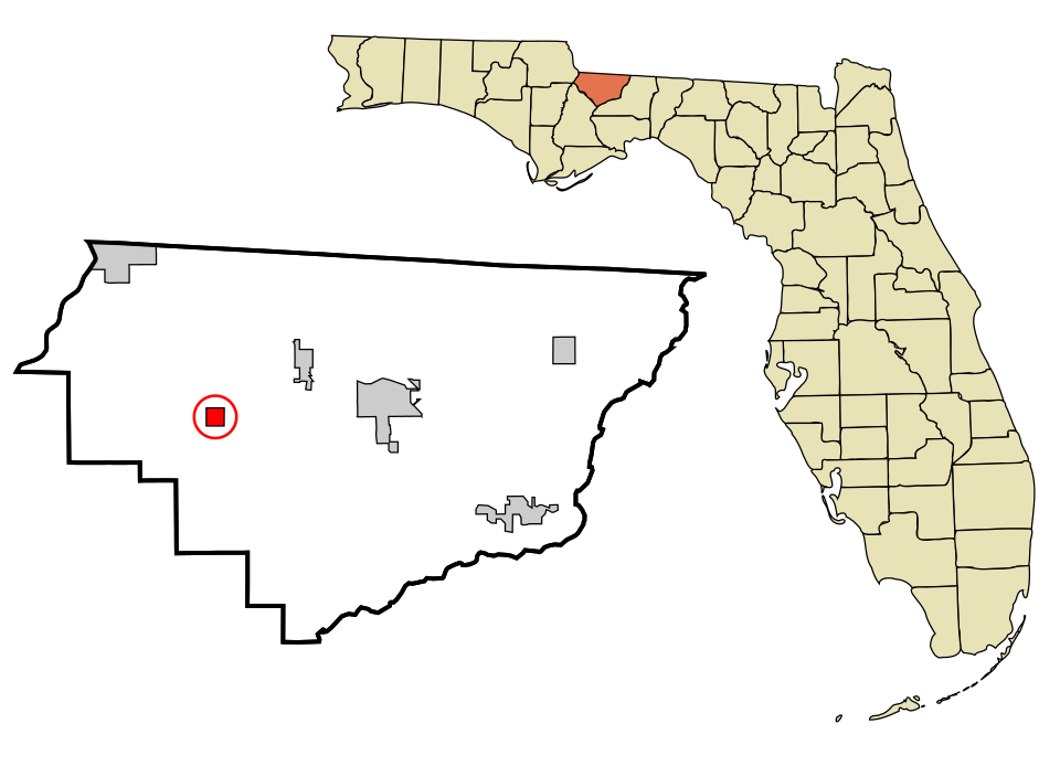 Locator map of Greensboro