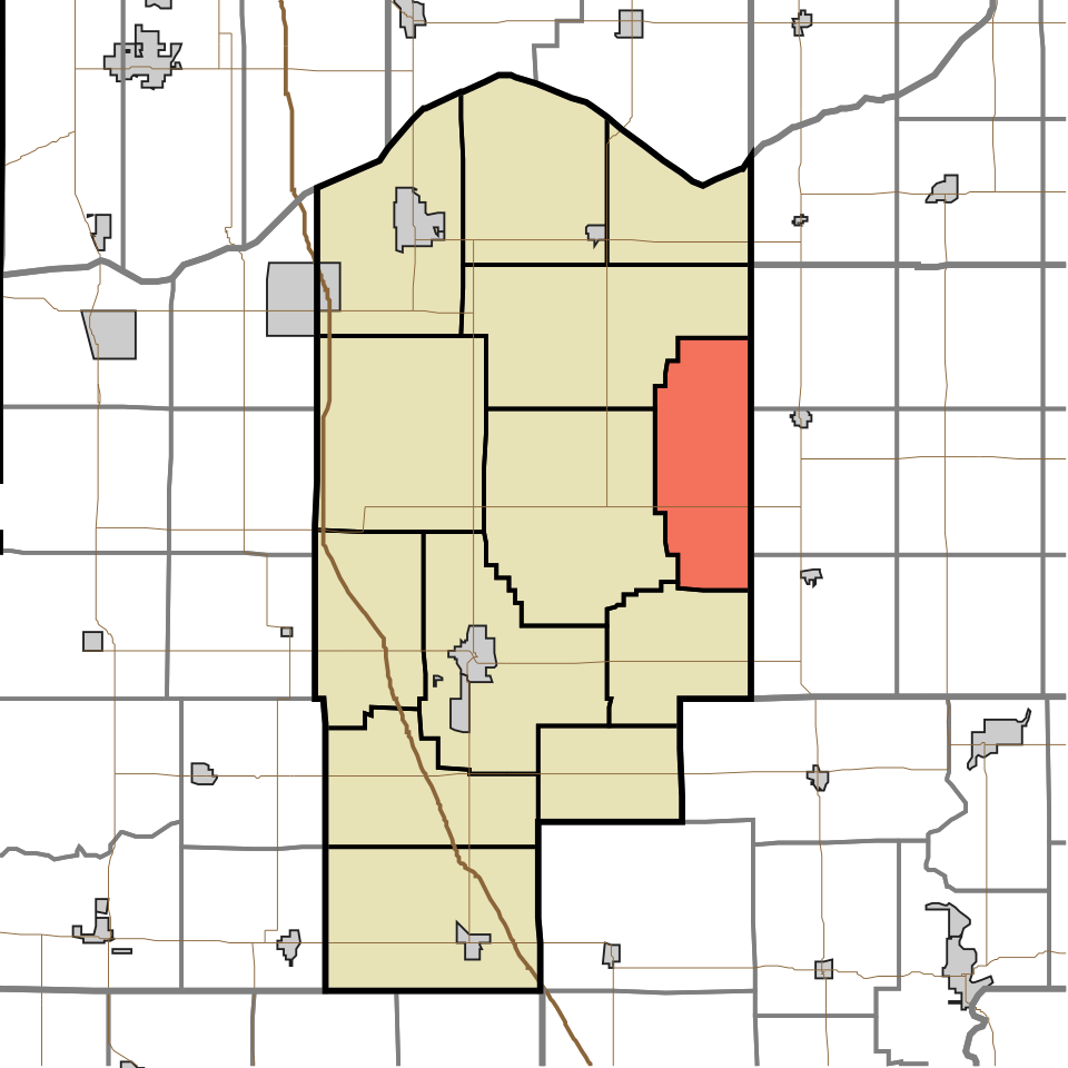Locator map of Gillam