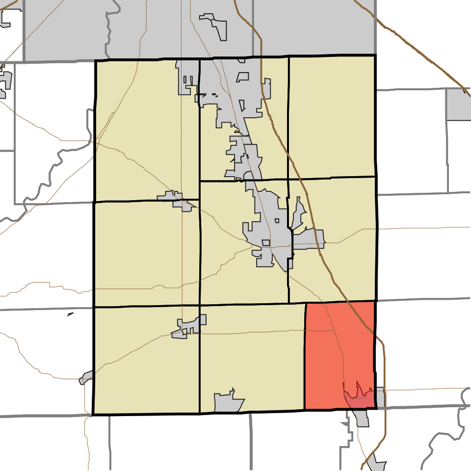Locator map of Blue River