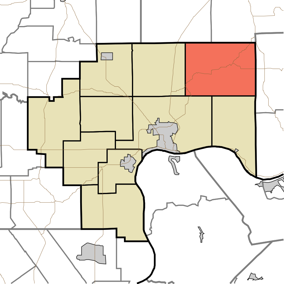 Locator map of Shelby