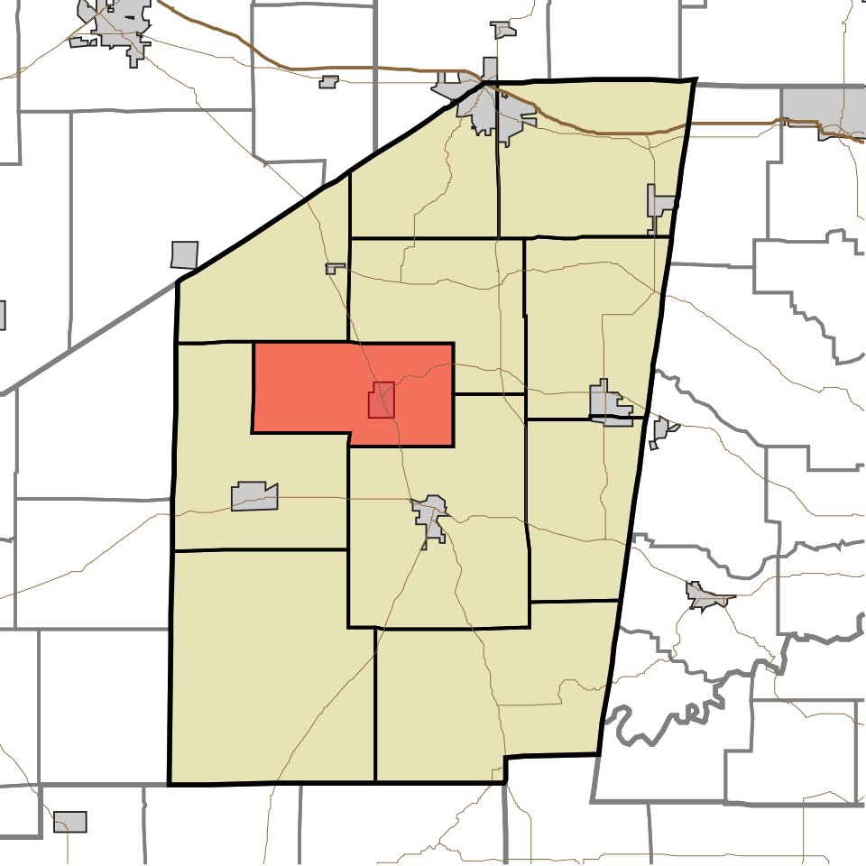 Locator map of Center