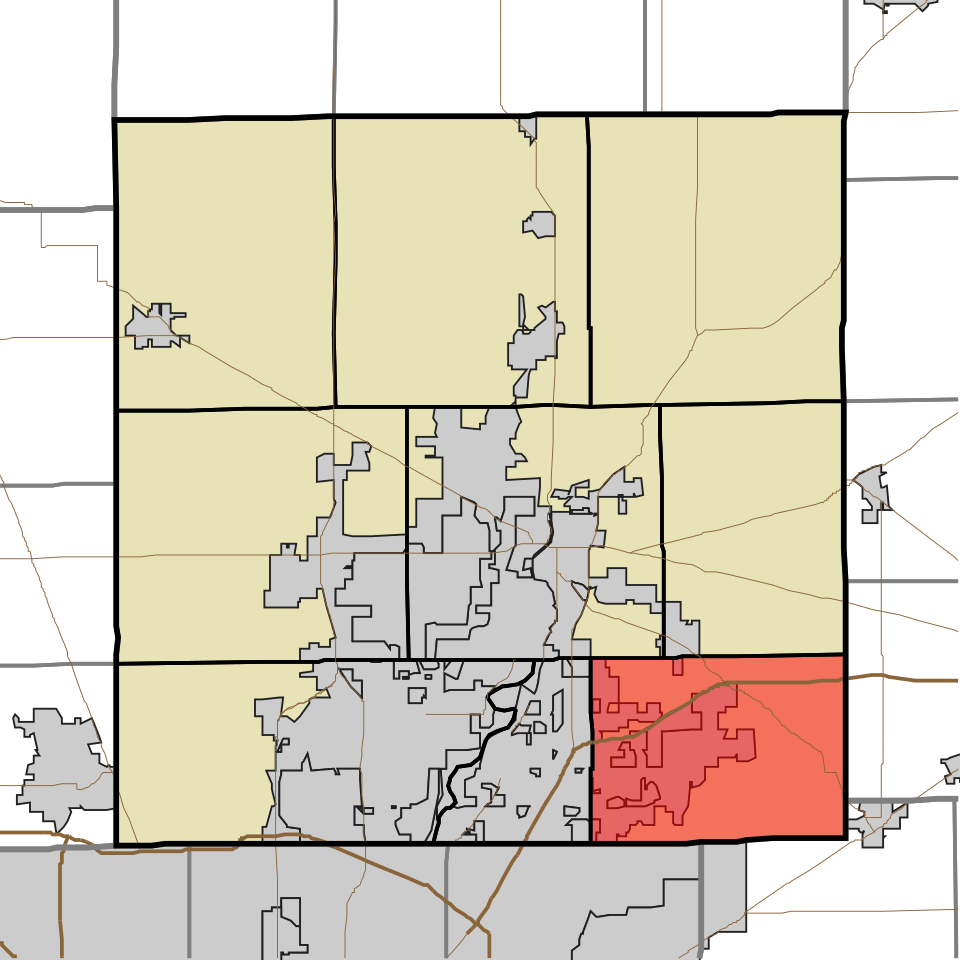 Map of Fall Creek