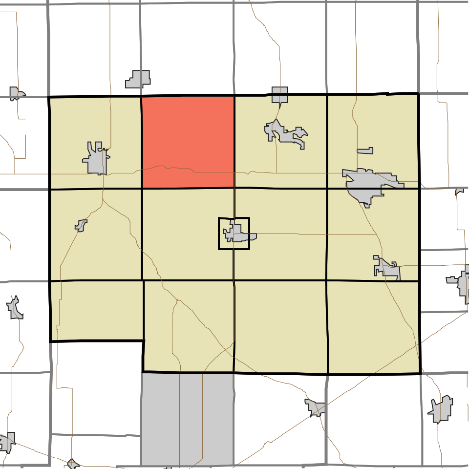 Locator map of Elkhart