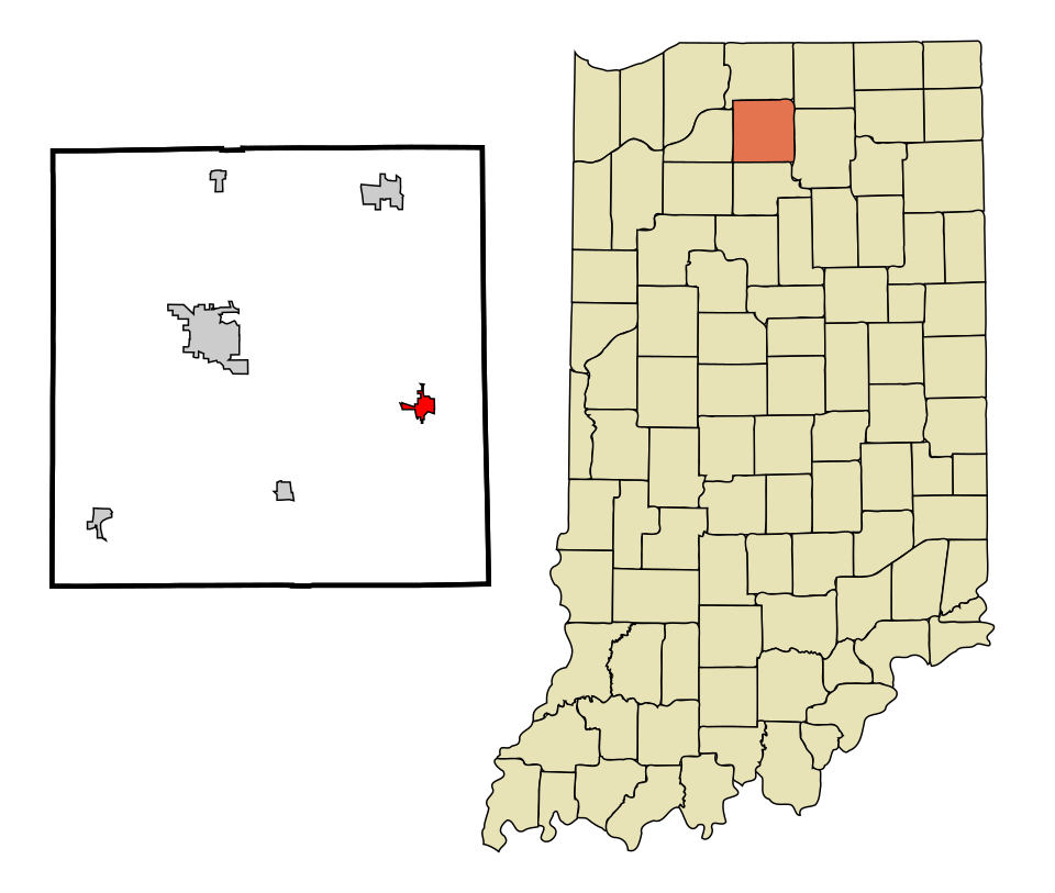 Locator map of Bourbon