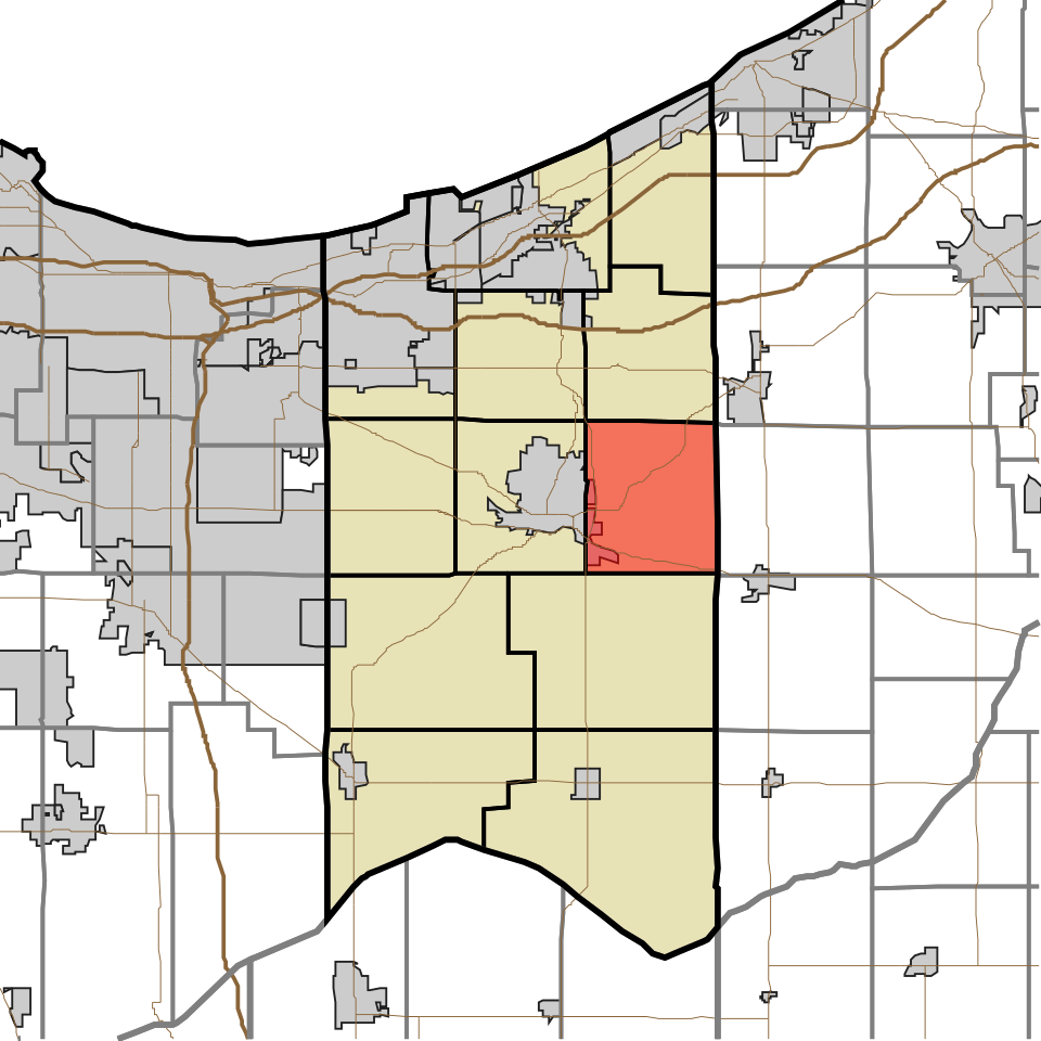 Locator map of Washington