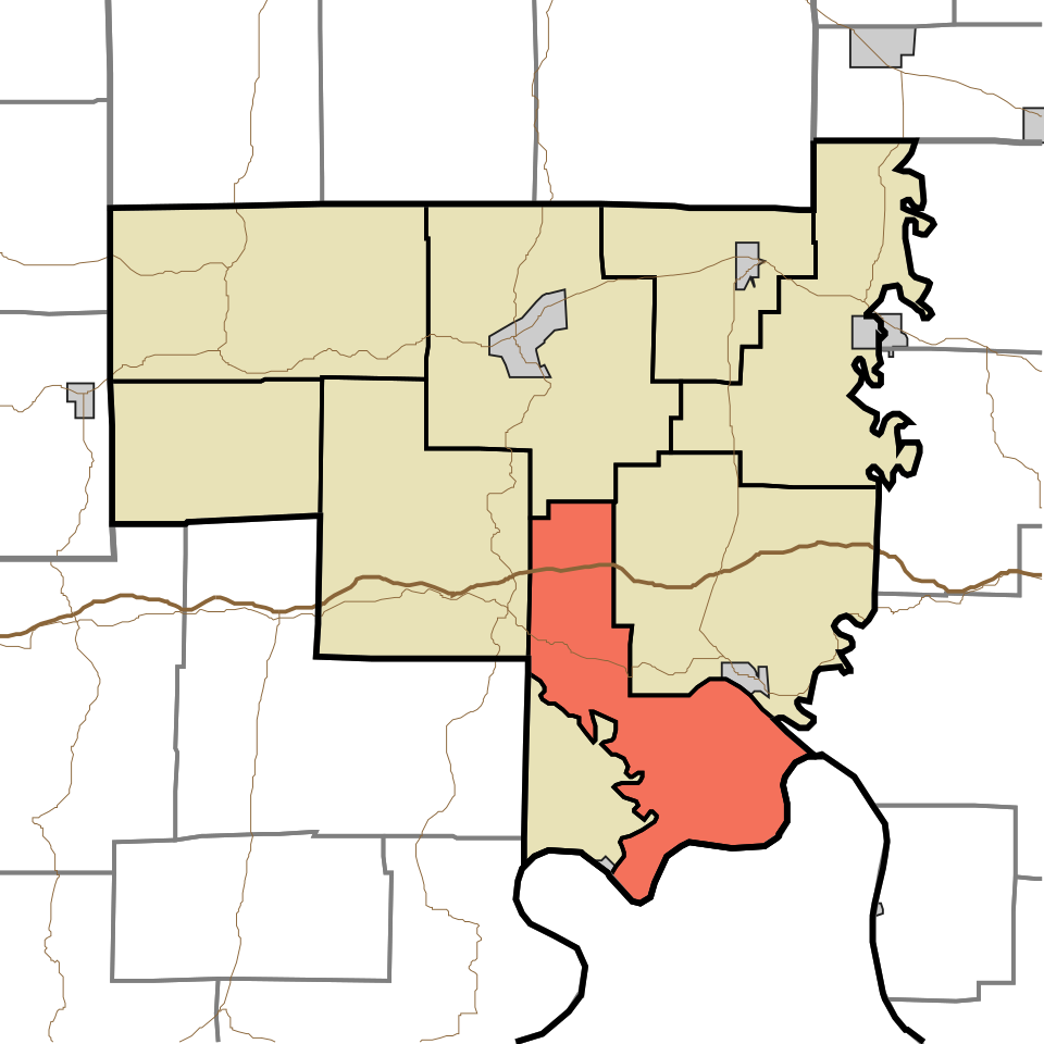 Locator map of Ohio