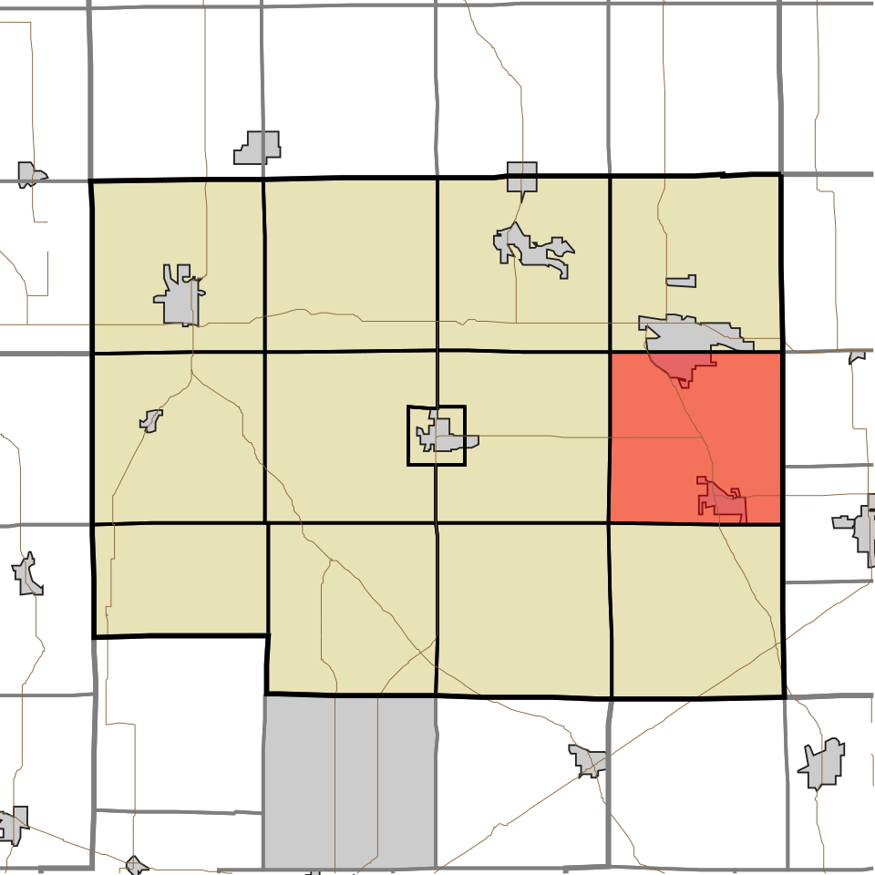 Locator map of Allen