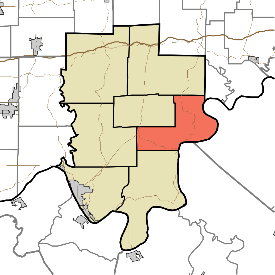 Locator map of Union