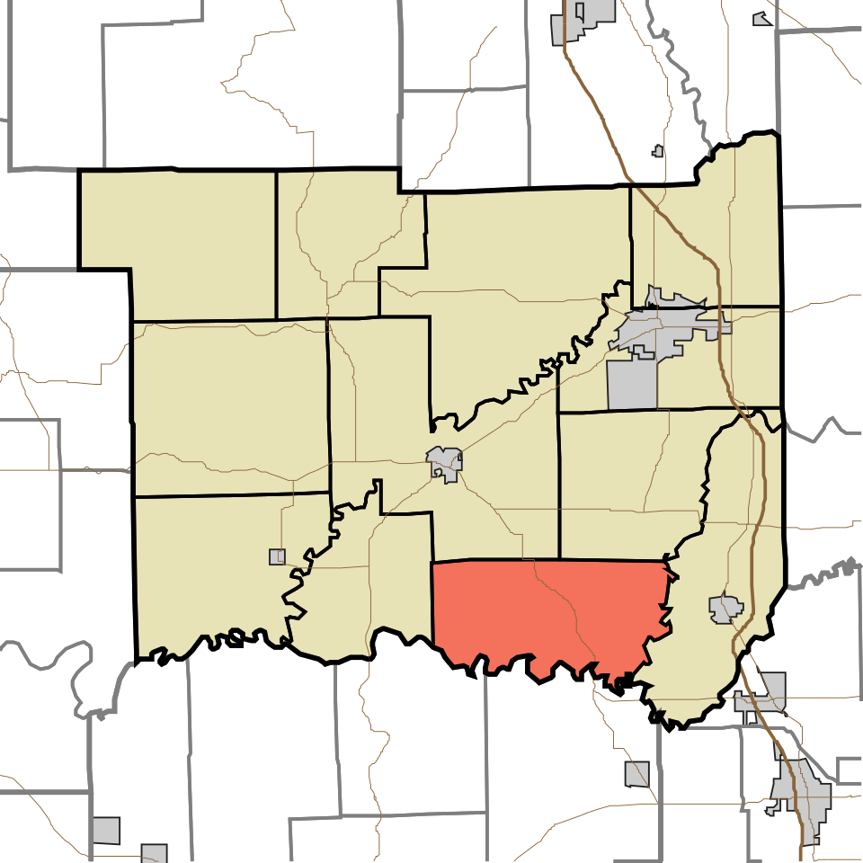 Locator map of Grassy Fork