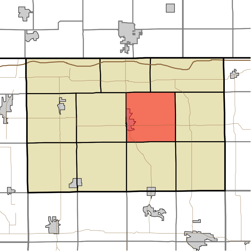 Locator map of Bloomfield