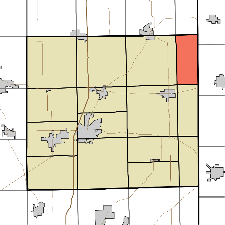 Locator map of Troy