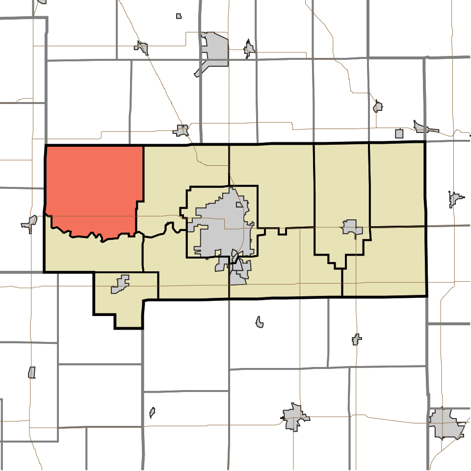 Locator map of Ervin