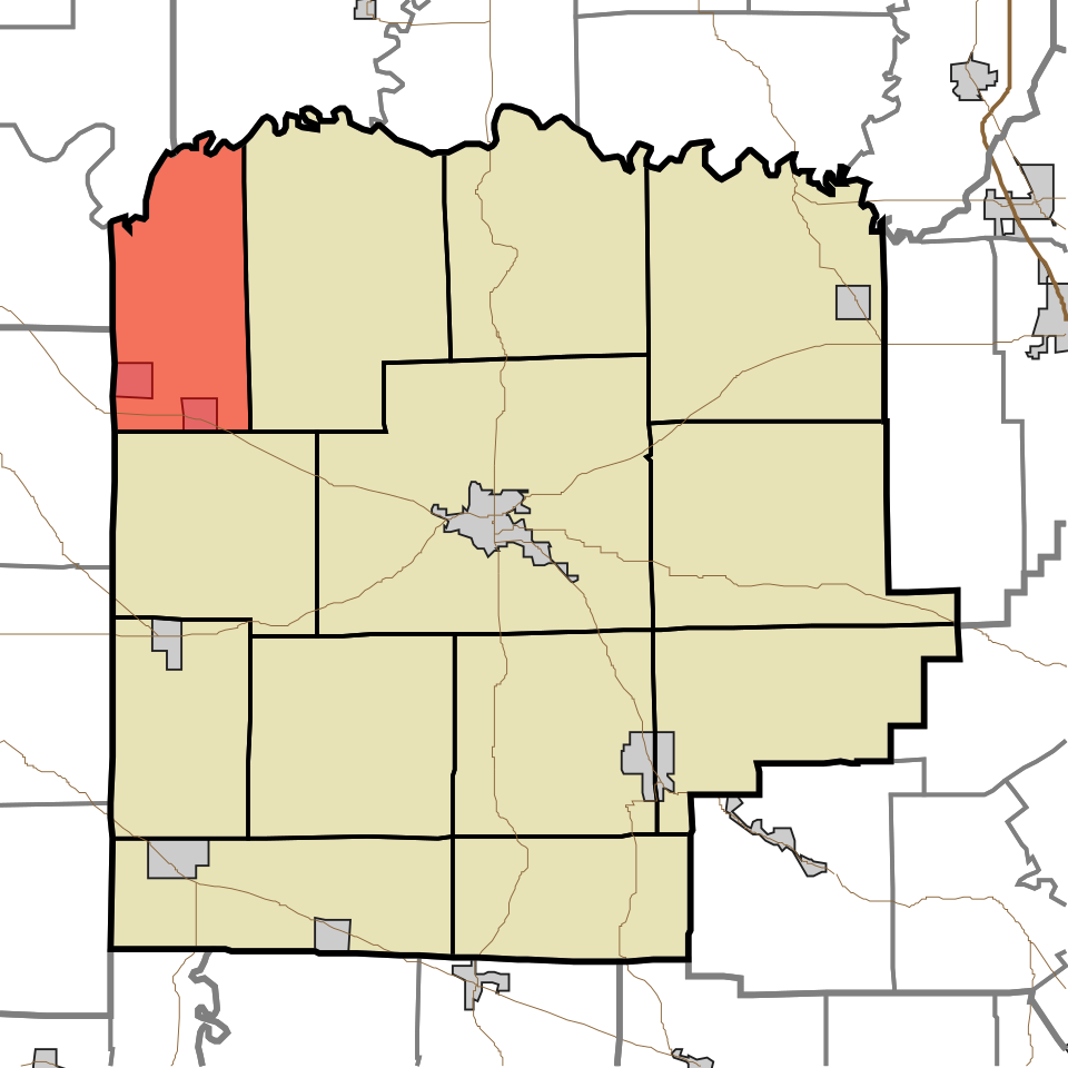 Locator map of Brown