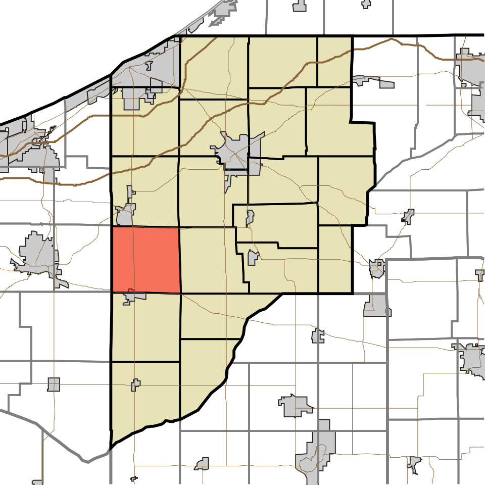 Locator map of Clinton