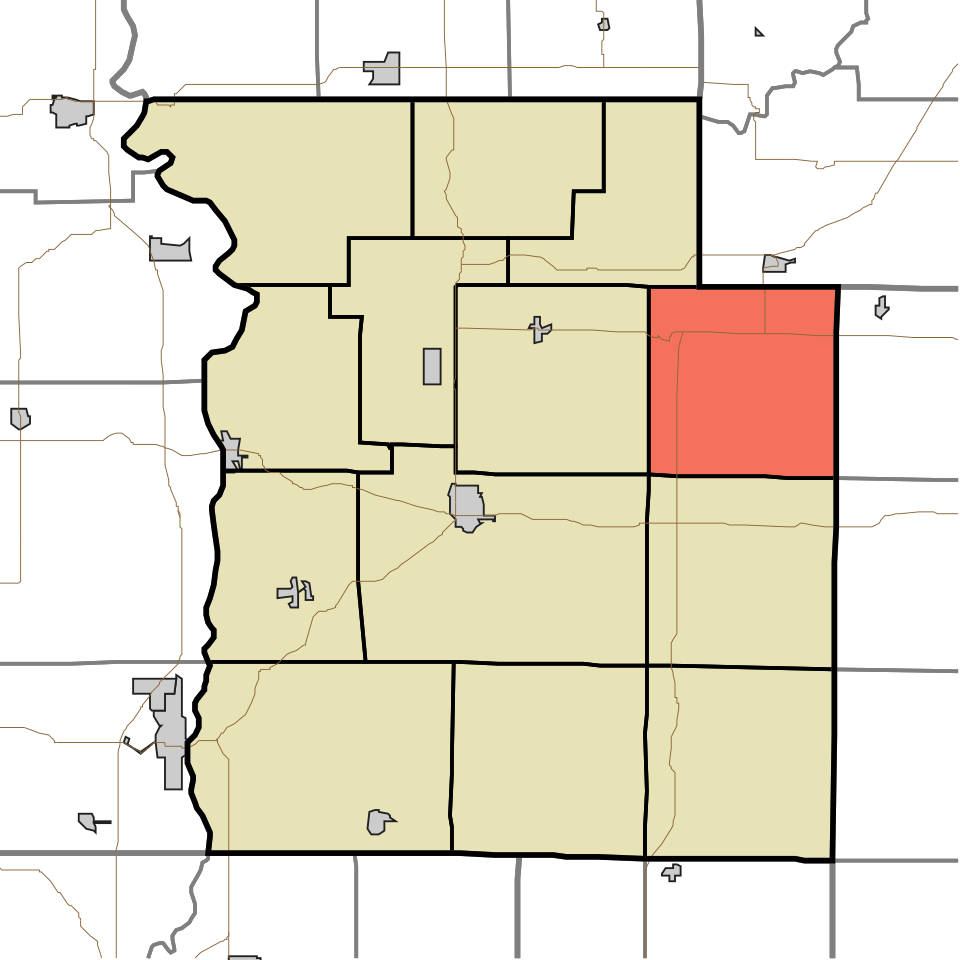 Locator map of Greene