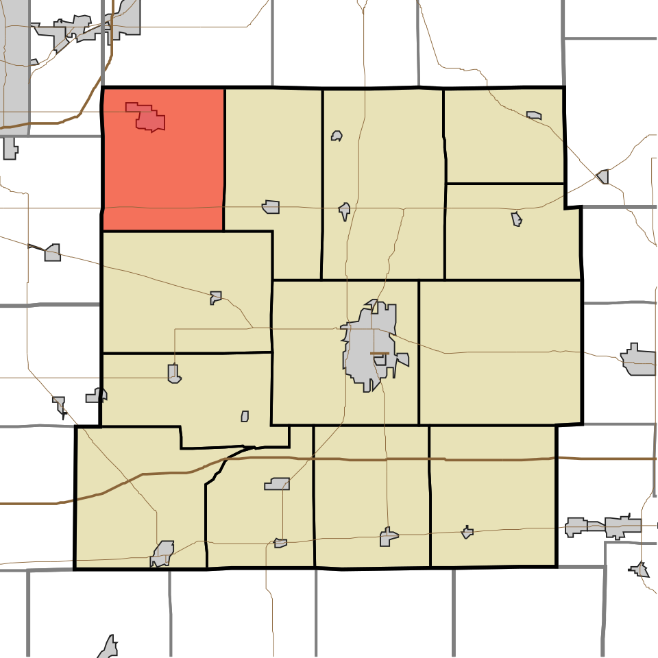 Locator map of Fall Creek