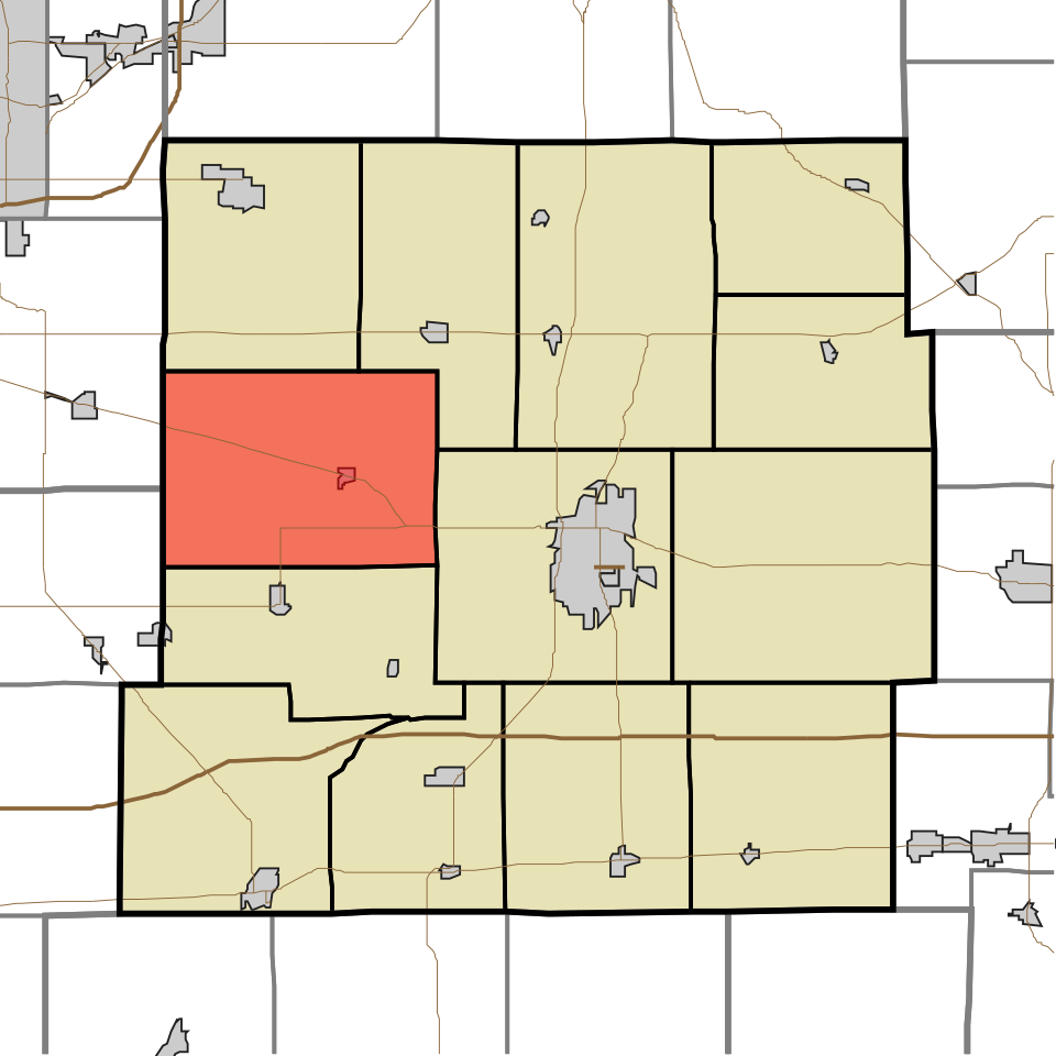 Locator map of Harrison