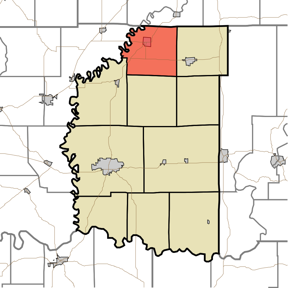 Locator map of Elmore