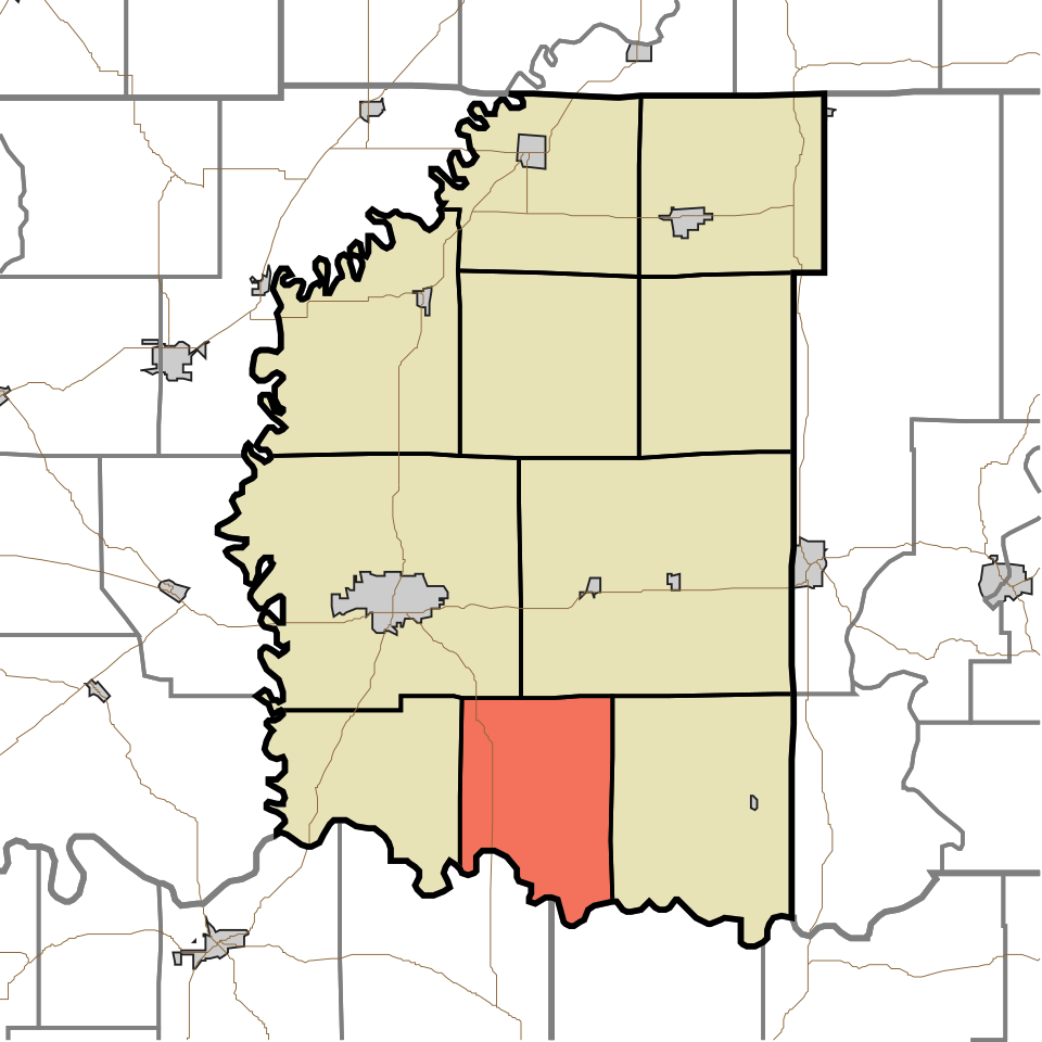 Locator map of Harrison