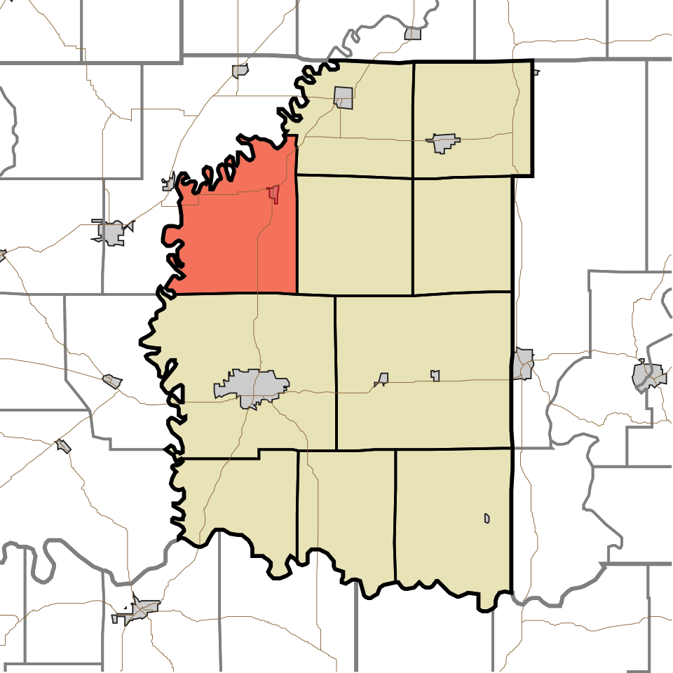 Locator map of Steele