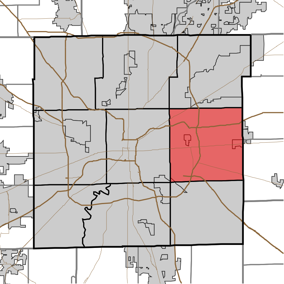 Map of Warren