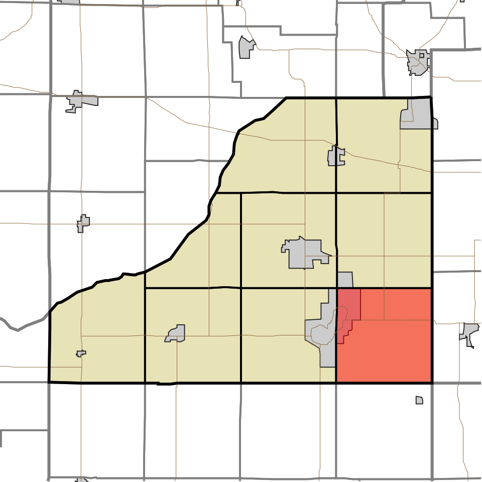 Locator map of North Bend
