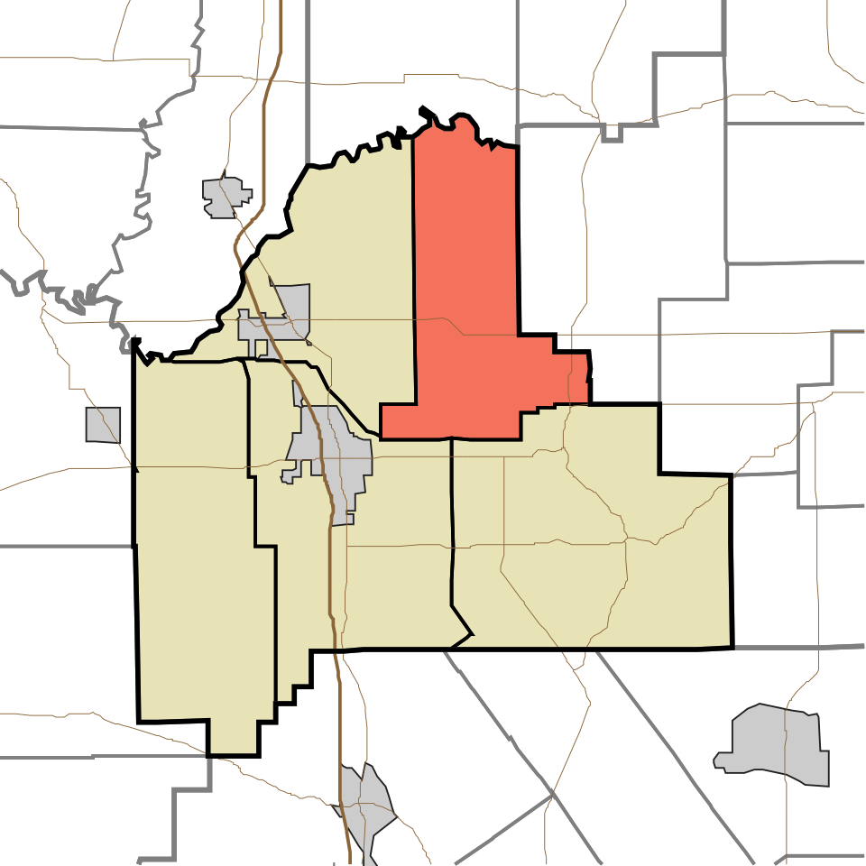 Locator map of Johnson