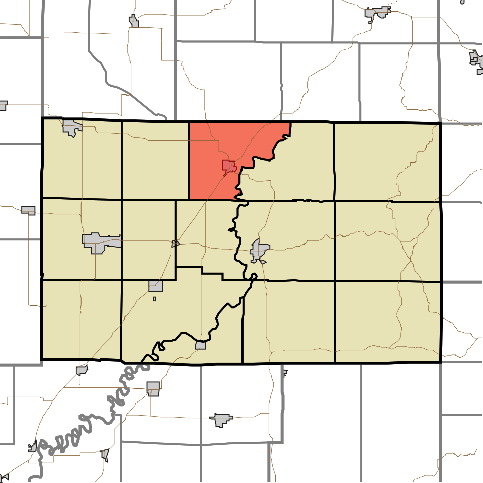 Locator map of Jefferson