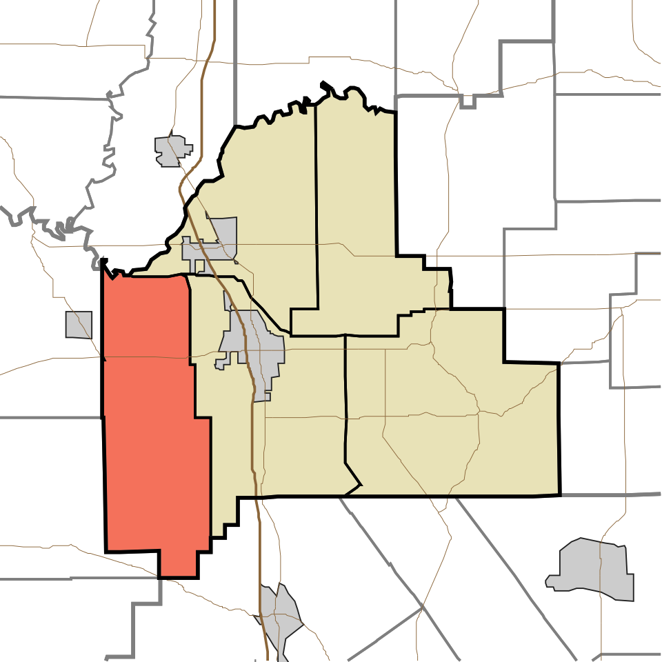 Locator map of Finley
