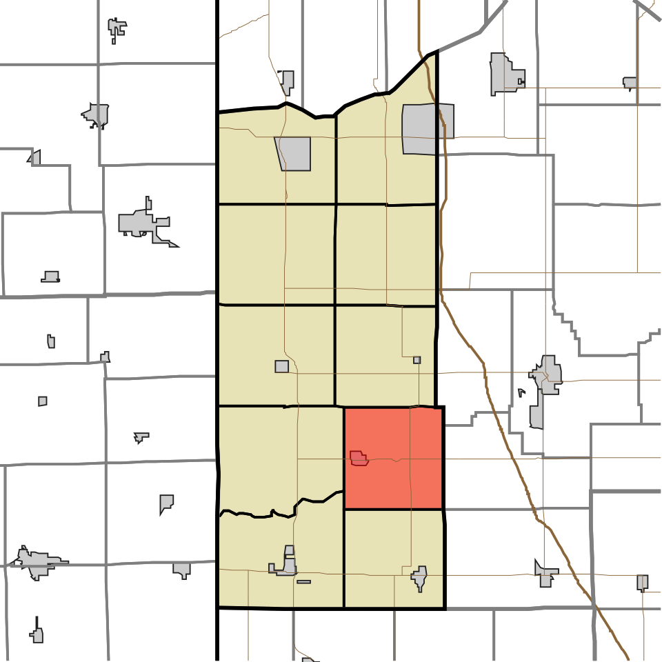 Locator map of Iroquois