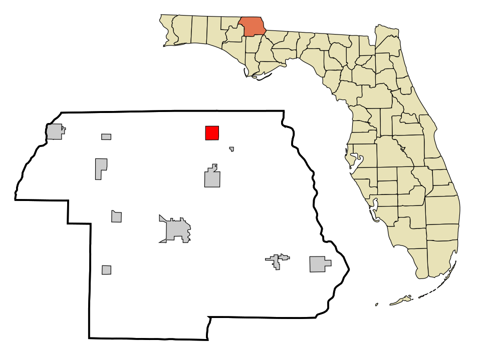 Locator map of Malone