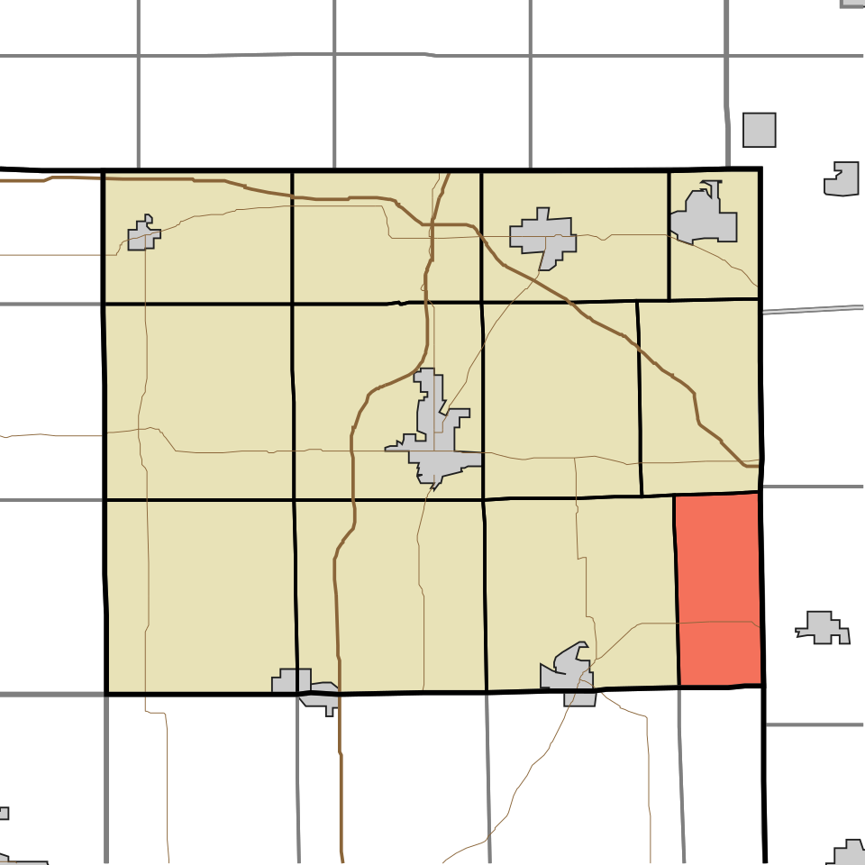 Locator map of Richland