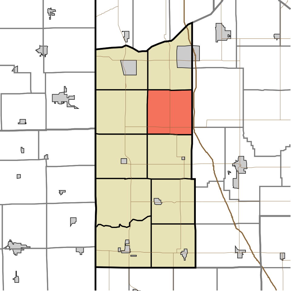 Locator map of Colfax