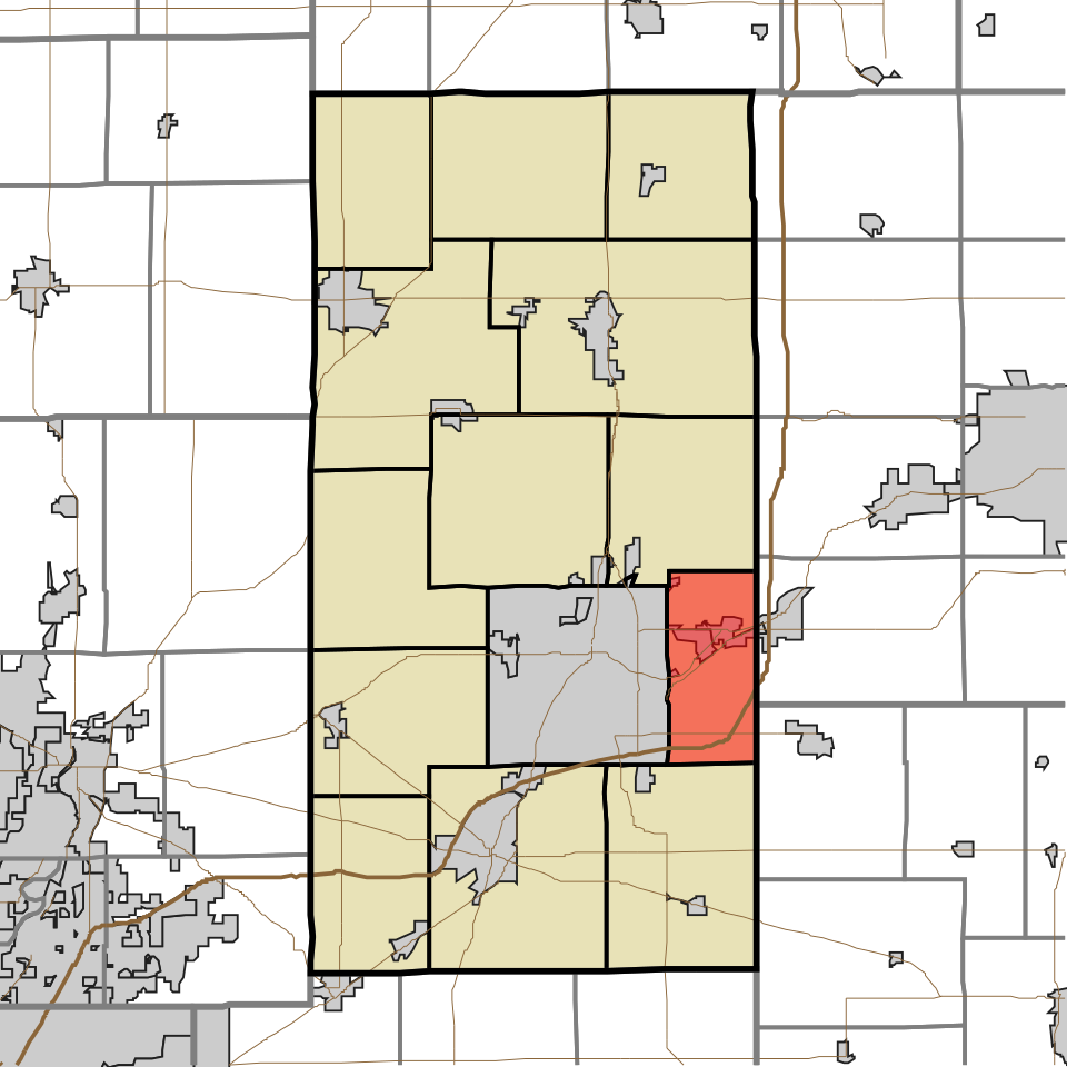 Locator map of Union