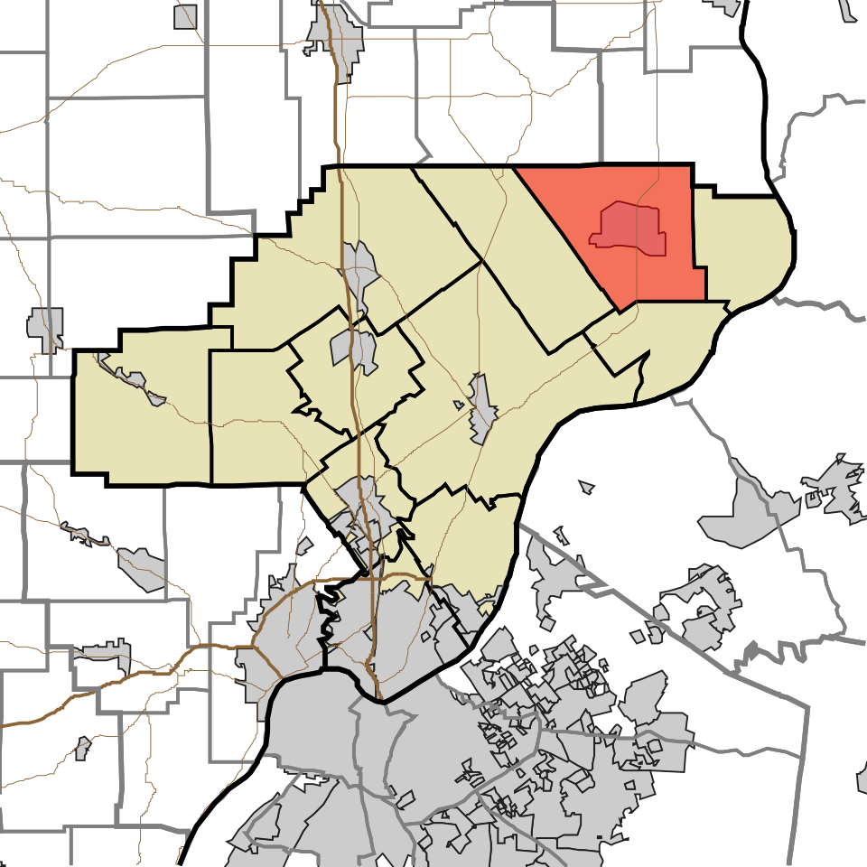 Locator map of Washington