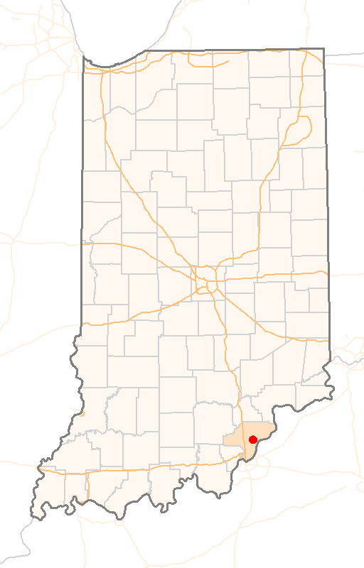 Locator map of Charlestown