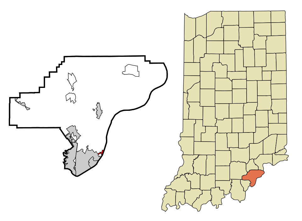 Locator map of Utica