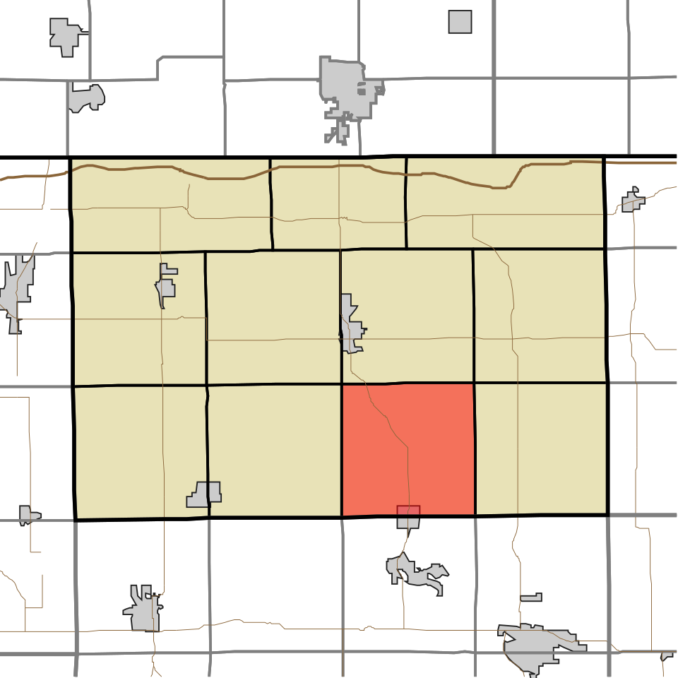 Locator map of Johnson