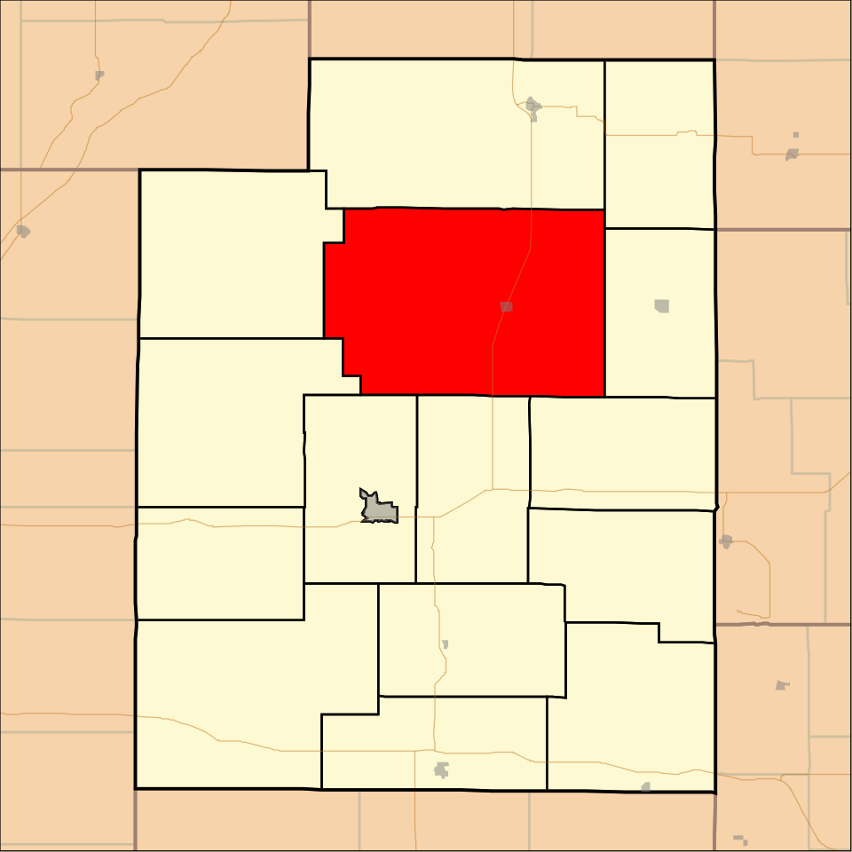 Locator map of Janesville