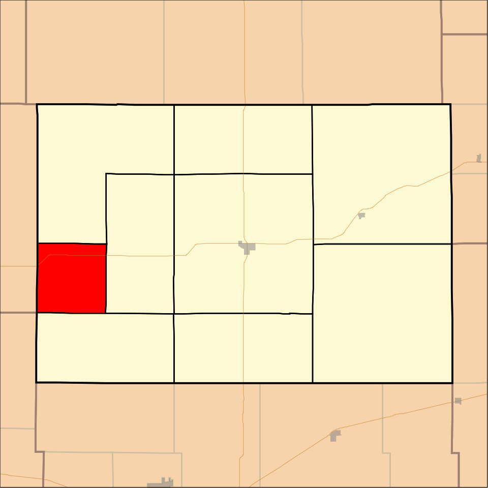Locator map of Benton