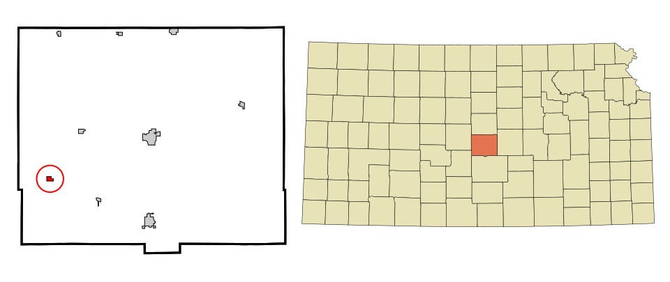 Locator map of Raymond
