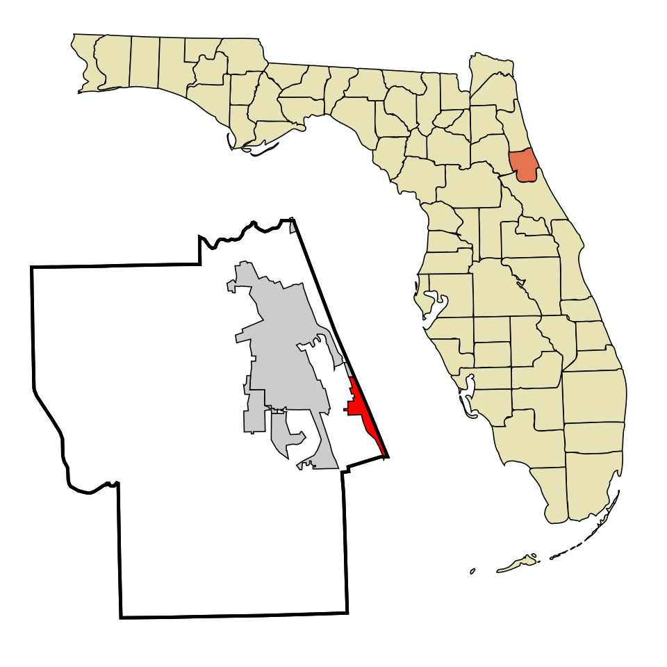 Map of Flagler Beach