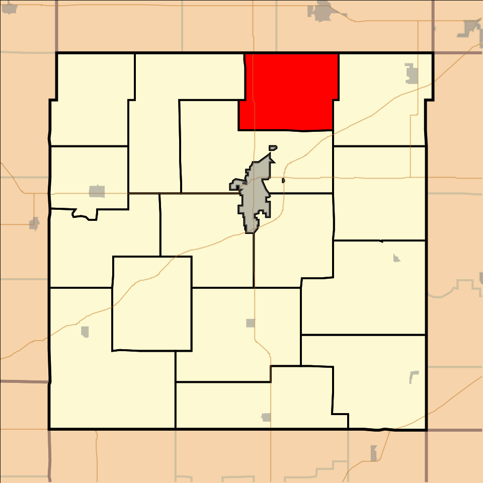 Locator map of Hayes