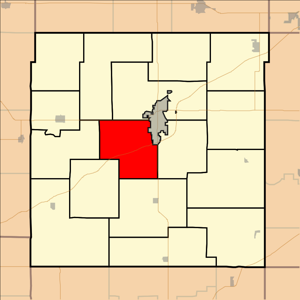 Locator map of Lincoln
