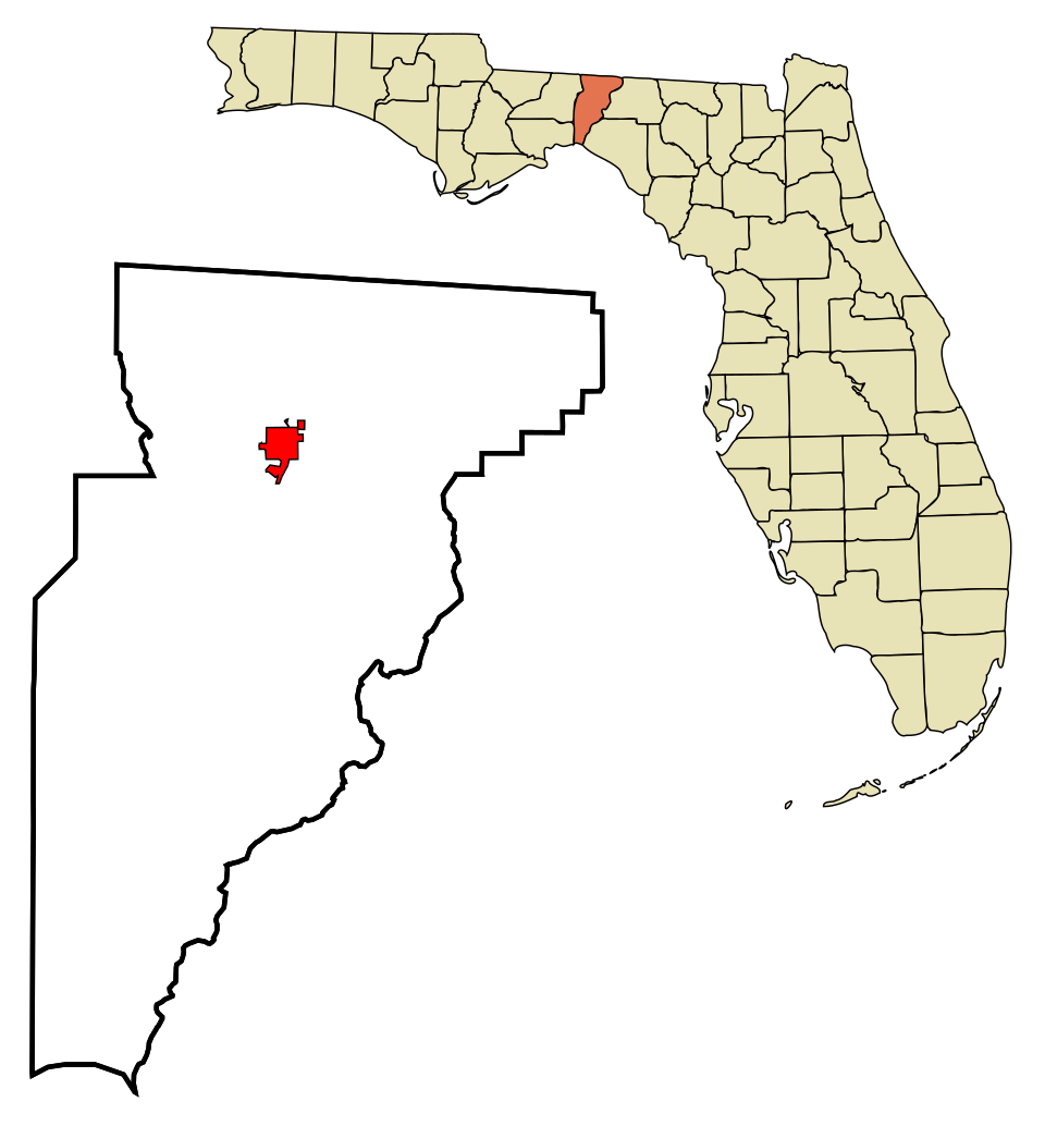 Locator map of Monticello