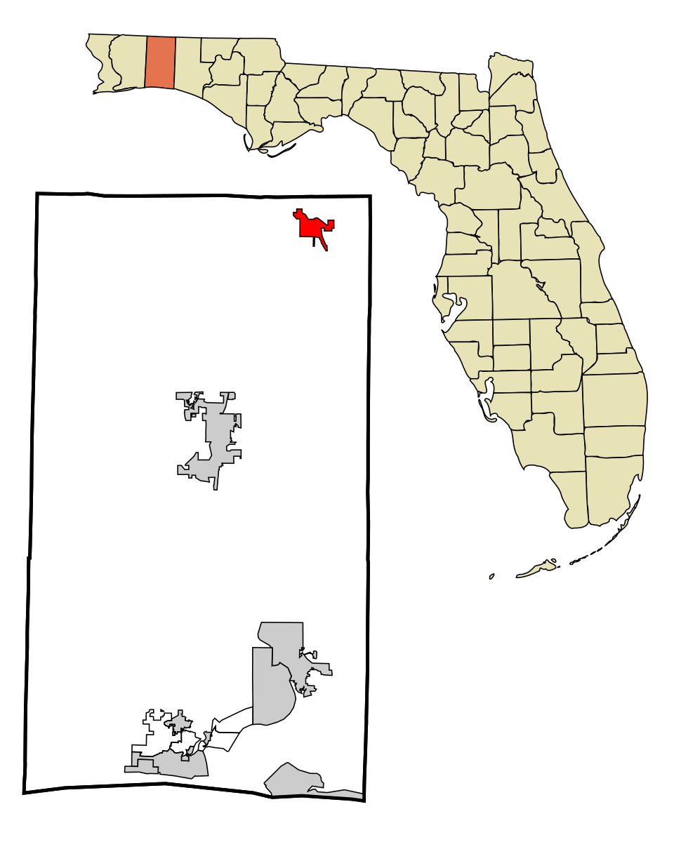 Locator map of Laurel Hill