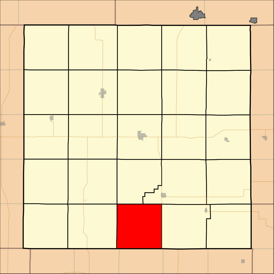 Locator map of Browns Creek